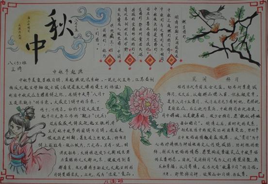 中秋節(jié)手抄報(bào)圖片